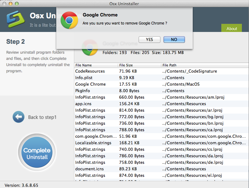 Delete google chrome mac
