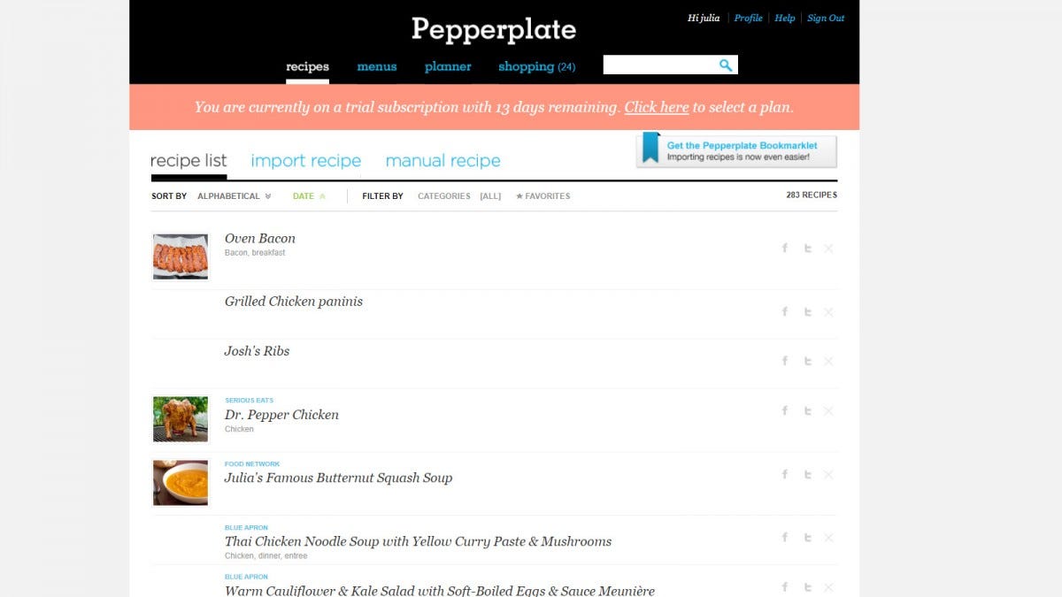 Pepperplate app for mac os